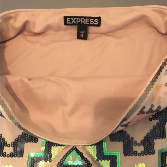 Express Sequin Mini Skirt - Picture 4 of 4
